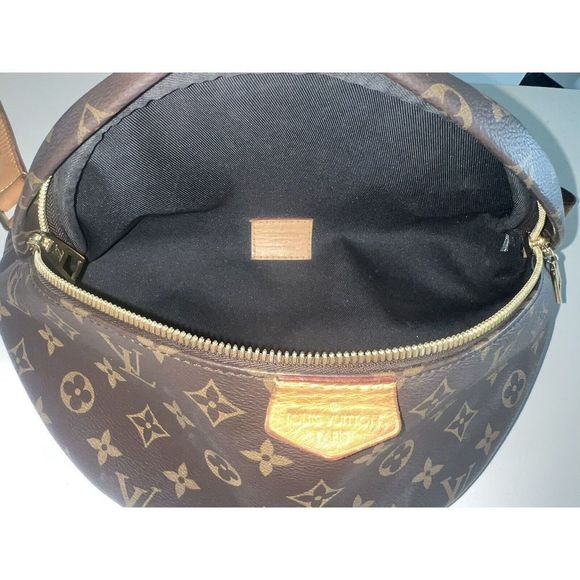 Louis Vuitton LV Monogram Bum Bag Waist Belt Crossbody Brown Canvas - Picture 2 of 9